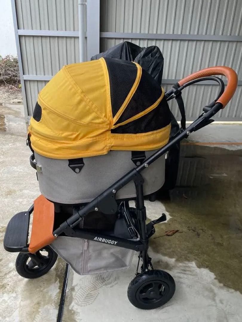 人気色　AIRBUGGY ドーム3 チェダー　エアバギー　レギュラー　イエロー①