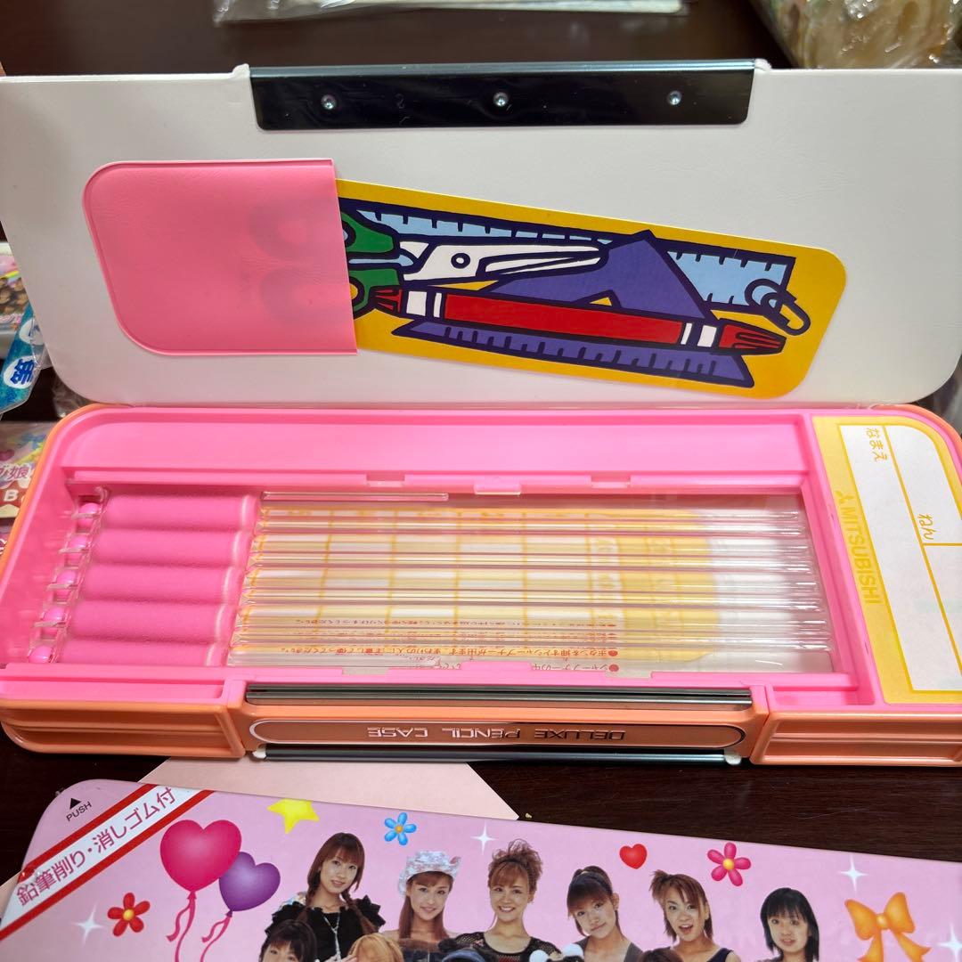モーニング娘。デラックス筆箱　色えんぴつ　消しゴム　鉛筆セット