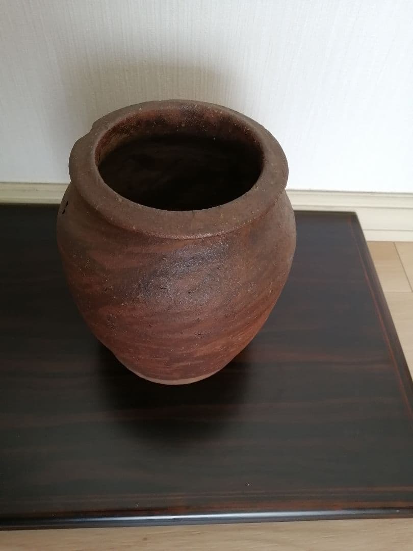 №53 古越前の壺　江戸時代　美品　越前焼　壺