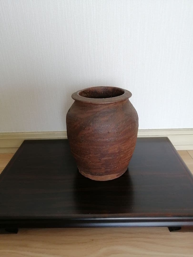 №53 古越前の壺　江戸時代　美品　越前焼　壺