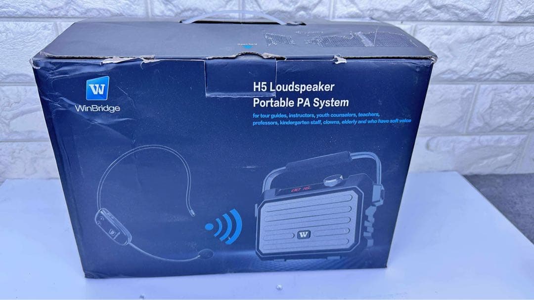 WINBRIDGE H5 ポータブル拡声器　拡声器　元箱付き