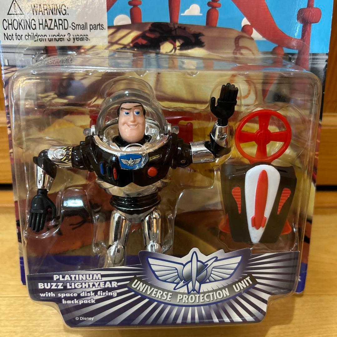 （新品未使用）トイストーリーバズライトイヤーアクションフィギュア　プラチナ
