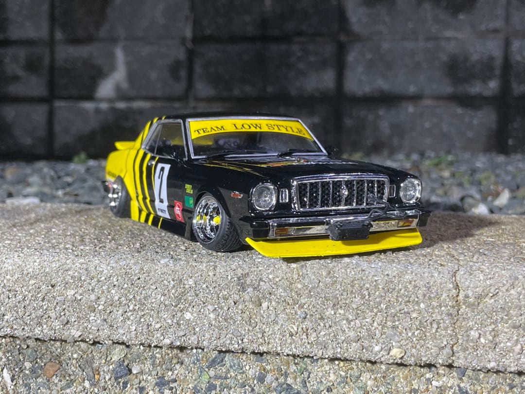 アオシマ ブタ目 マークⅡ 福岡仕様 北九州仕様 街道レーサー