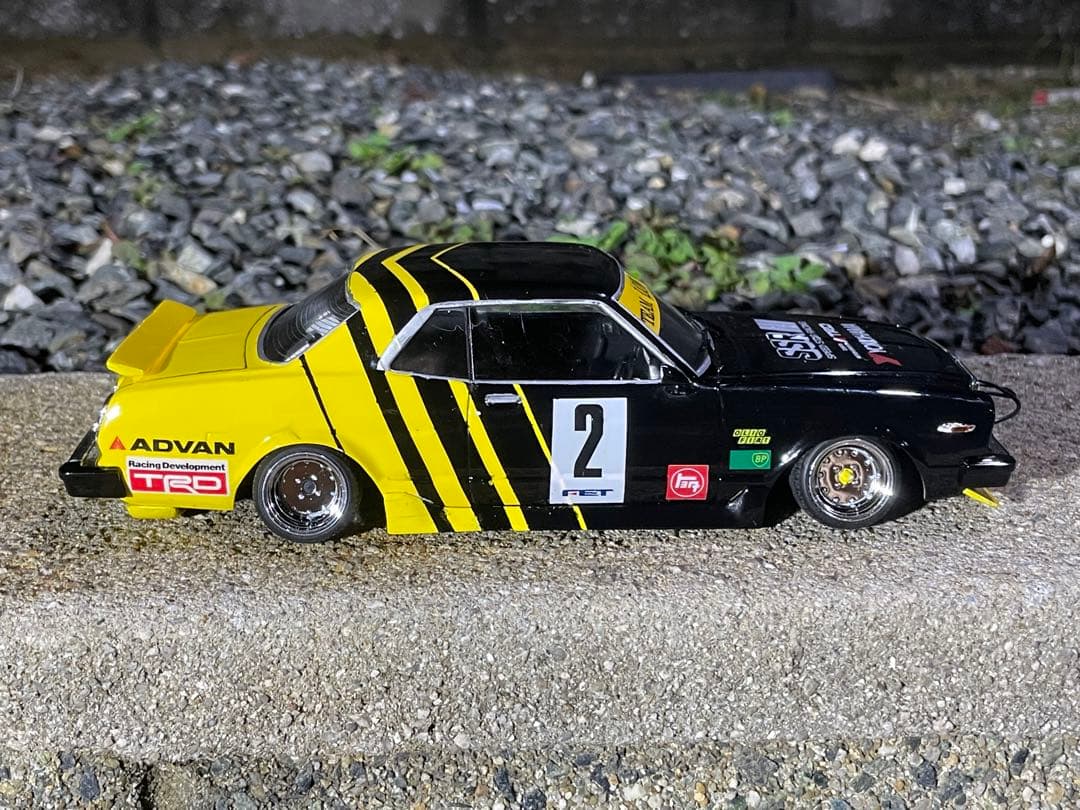 アオシマ ブタ目 マークⅡ 福岡仕様 北九州仕様 街道レーサー