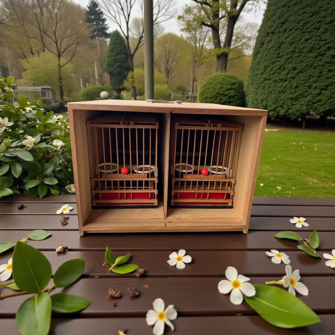 メジロ籠2個寝せ籠1個セット