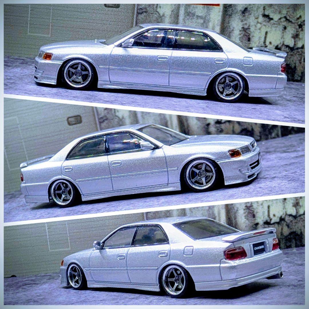 ホビージャパン TOYOTA CHASER ツアラーV カスタム シルバー