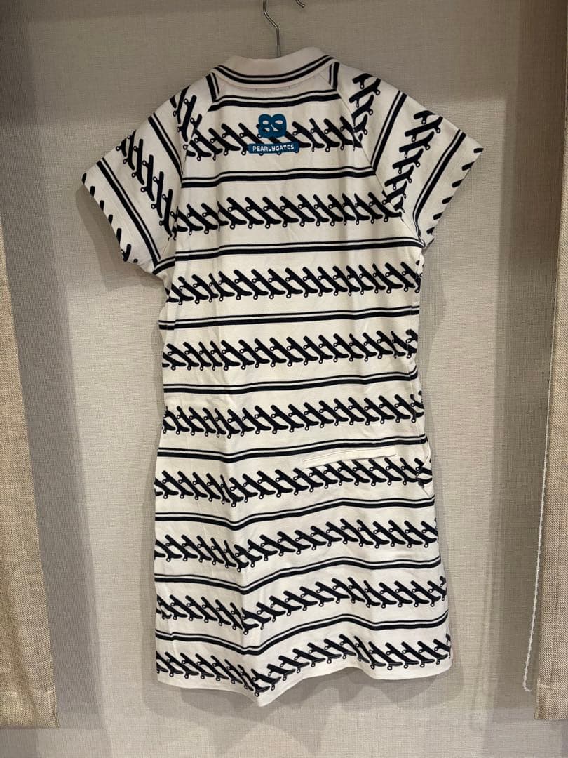 PEARLY GATES ストライプワンピース M