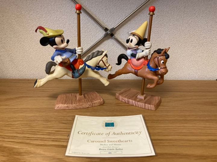 wdcc1000体限定carousel sweetheartsミッキーミニー