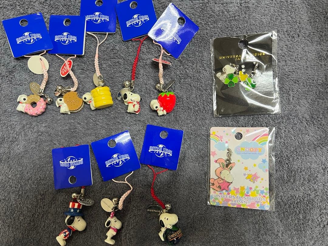 ユニバ購入スヌーピーキーホルダー10点セット