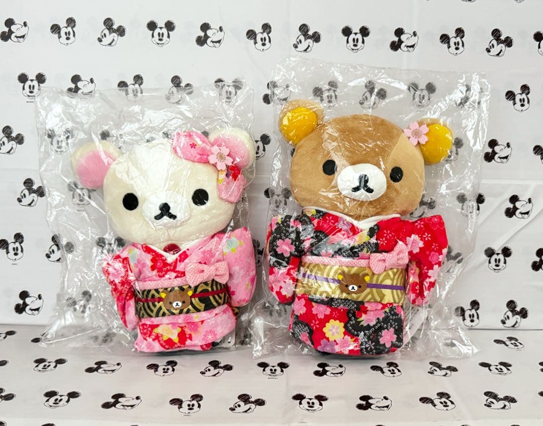 リラックマ　コリラックマ　ぬいぐるみ　着物　さくら