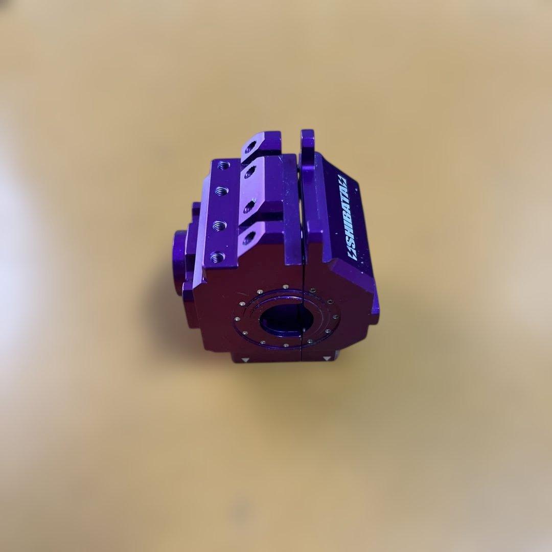 シバタSHIBATA GRK5アルミギヤボックスパープル