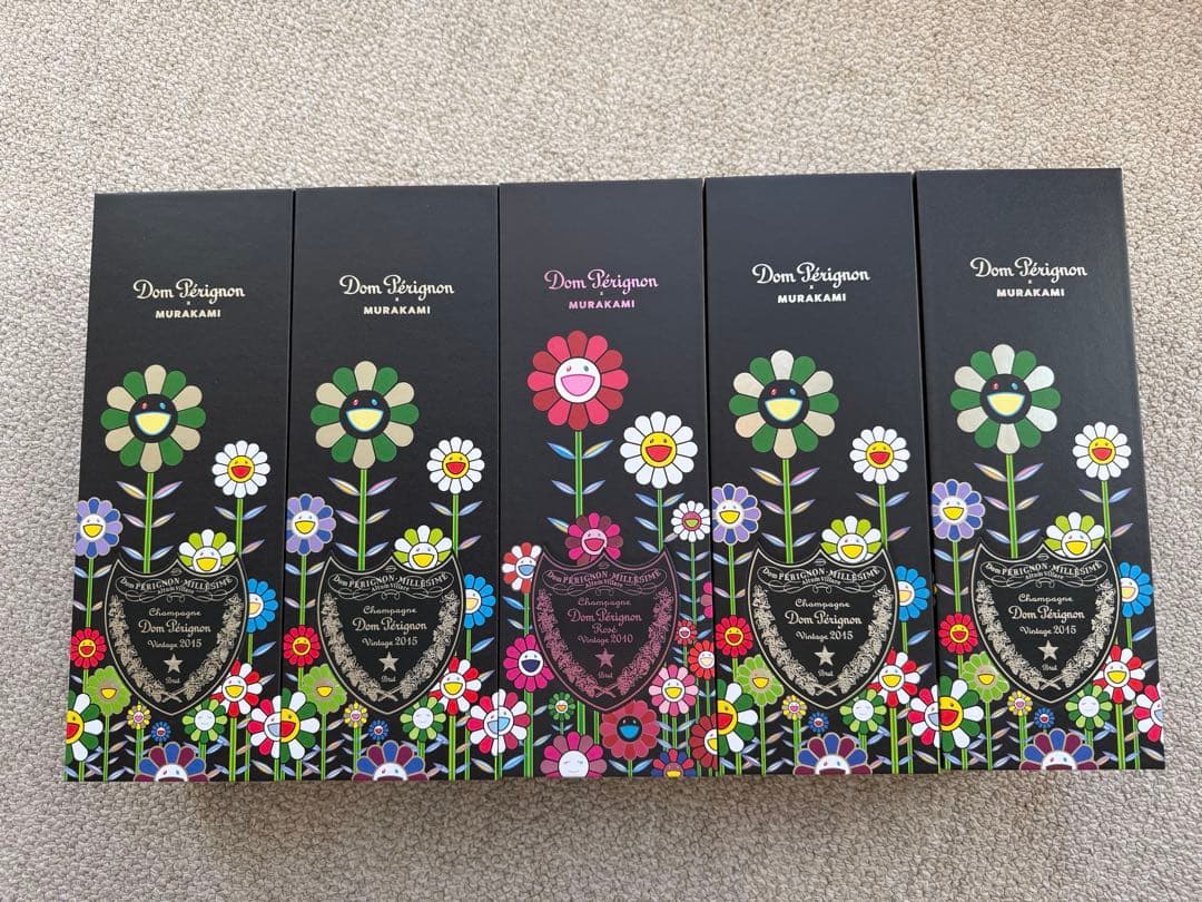 【新品未開封】ドンペリニョン★ヴィンテージ★村上隆★限定5本セット