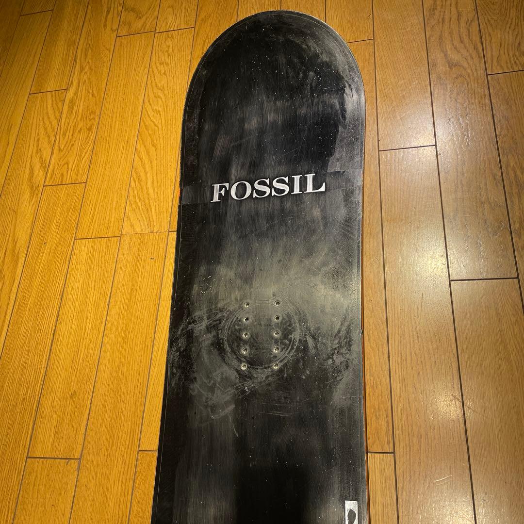 希少FOSSILフォッシルnatural154cm カービング・バッジテスト