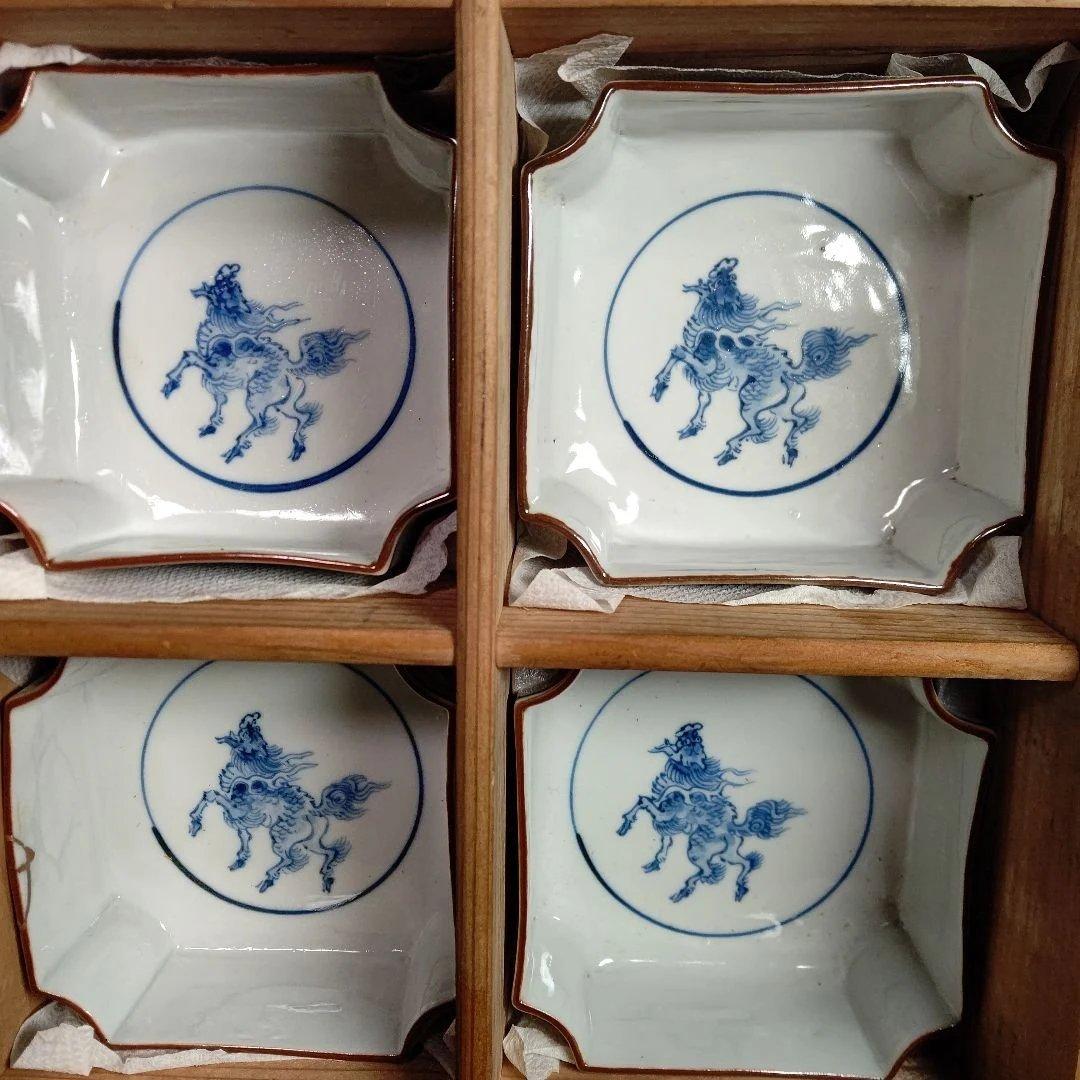 千家十職 十六代 永楽善五郎(即全) 馬の繪向付 十客揃