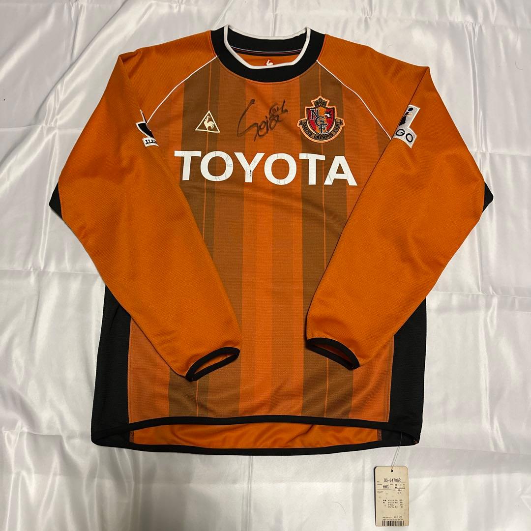 新品・タグ付き名古屋グランパス楢崎正剛GKユニフォームMサイズ オレンジ