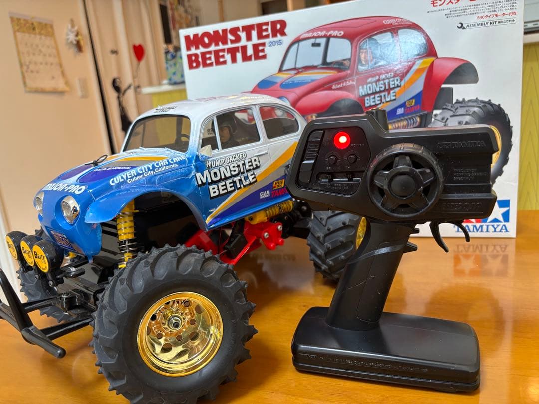 送料込み‼️タミヤ　モンスタービートル　未走行　フルベア　フルセット