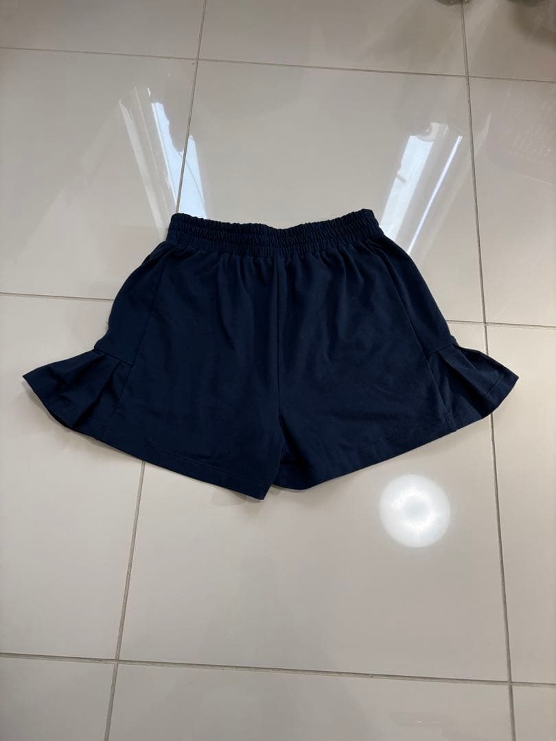 Admiral ネイビー ショートパンツ フリル付き　sサイズ