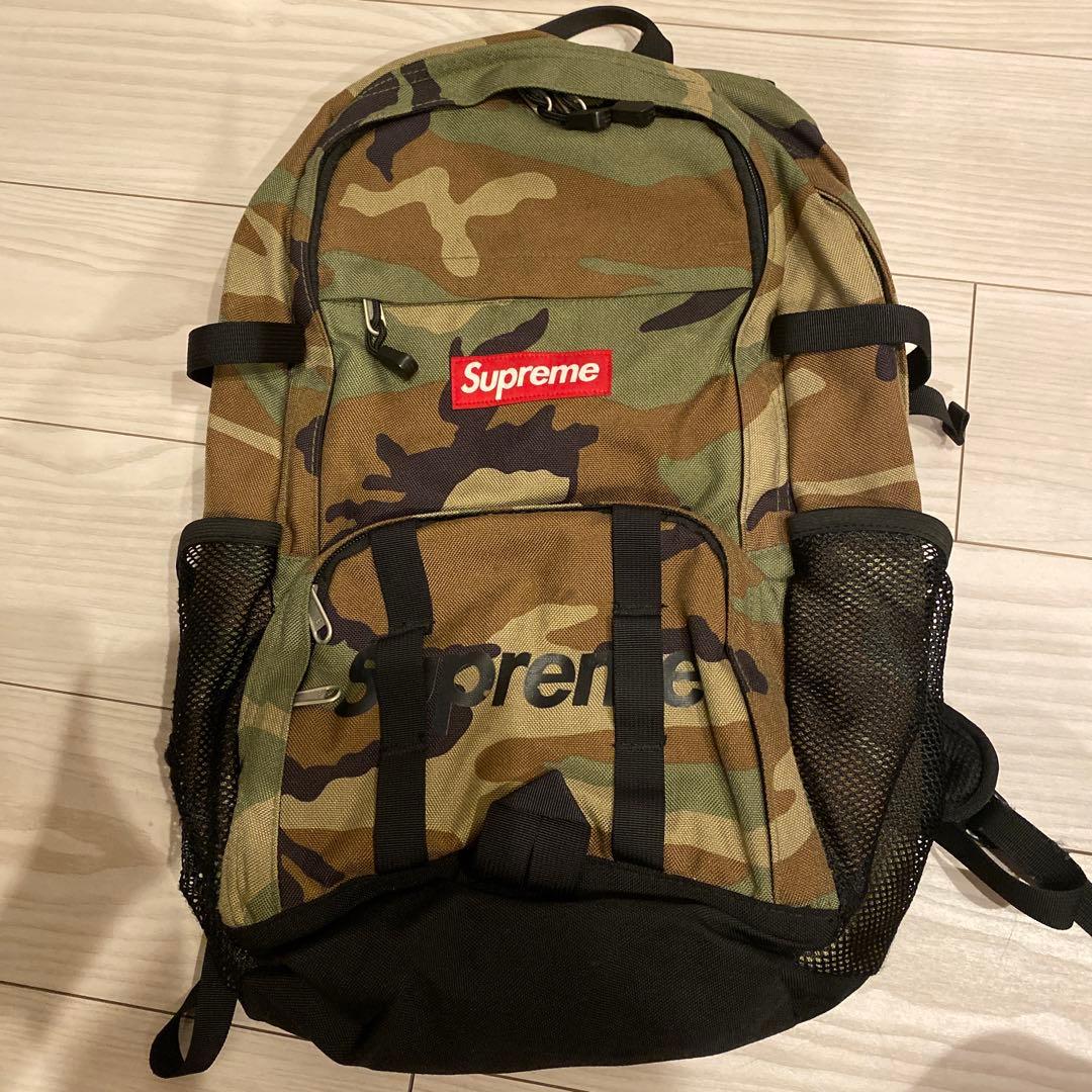 Supreme 2015ss バックパック 迷彩 カモフラ