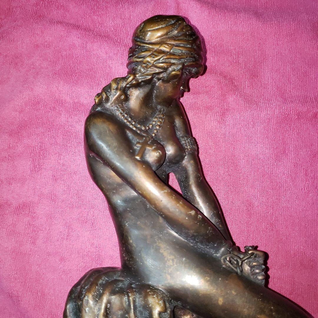 Giacomo ginotti- slave奴隷。ブロンズ彫刻 美術品