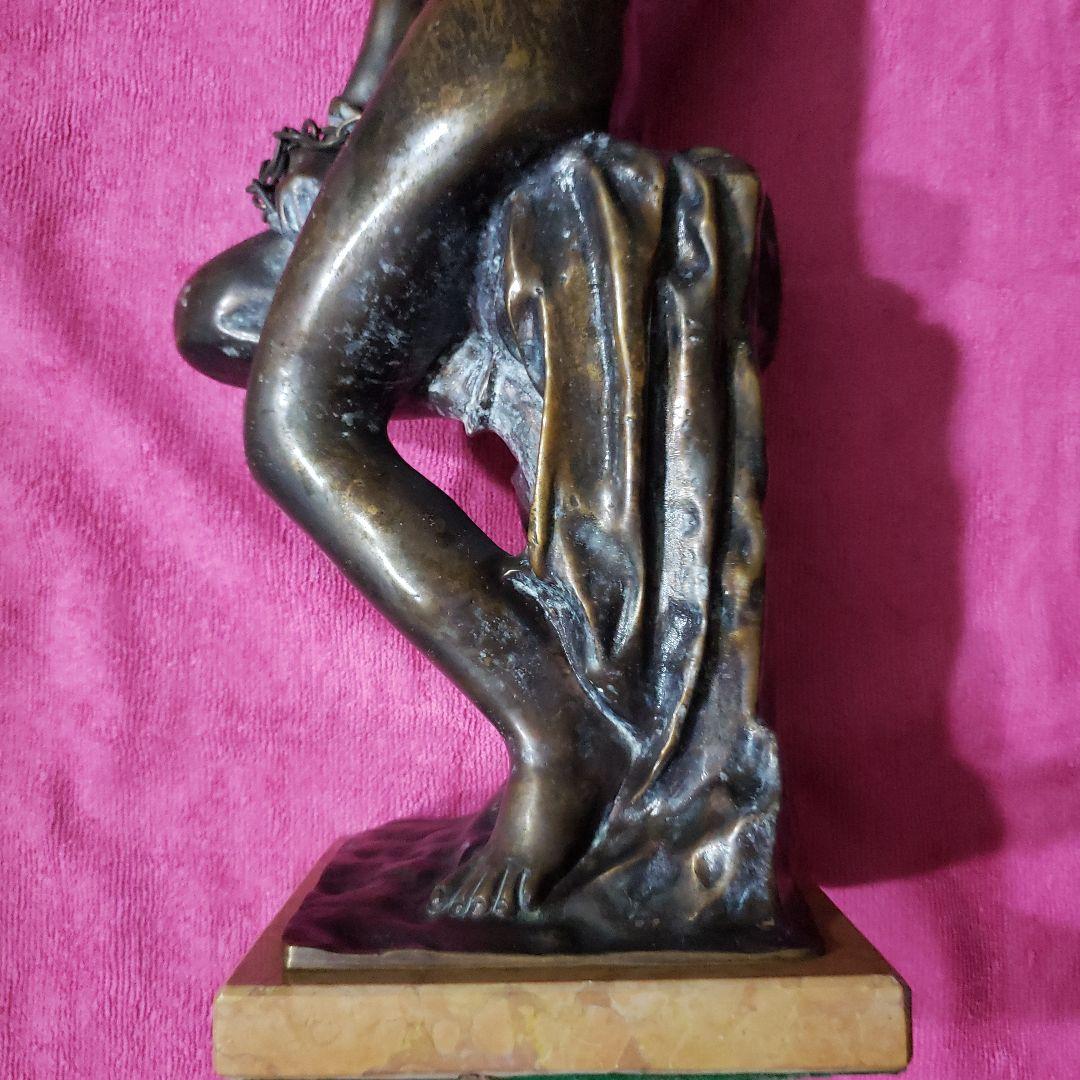 Giacomo ginotti- slave奴隷。ブロンズ彫刻 美術品