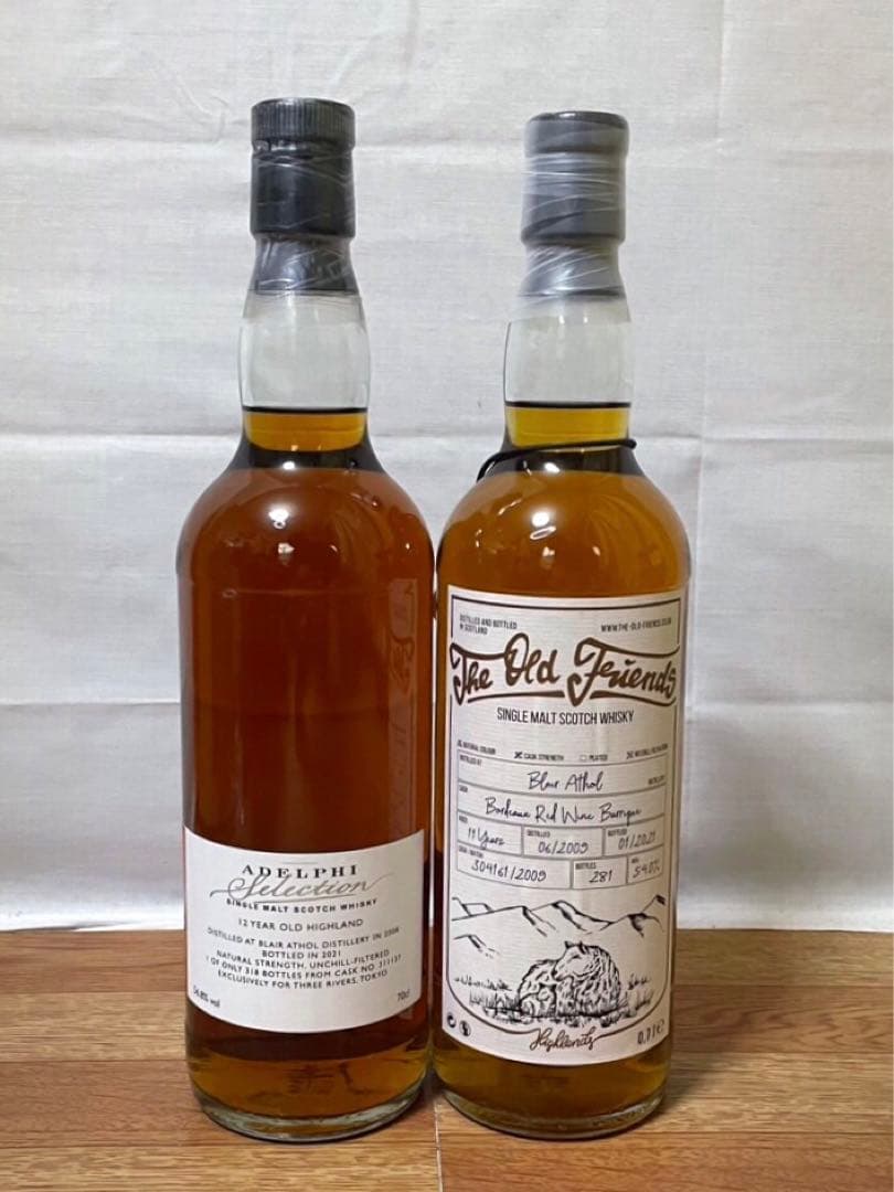 ボトラーズ ブレアアソール12年2008 PX& 11年2009 ワインカスク