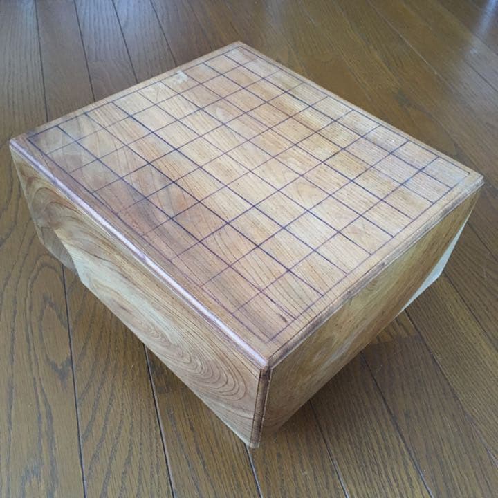 宮大工制作 名入り 将棋台 ケヤキ製