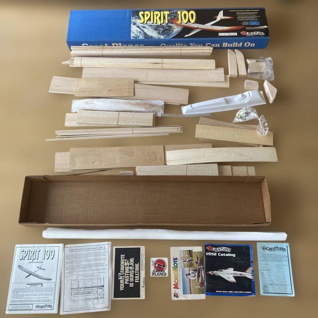 希少！GREAT PLANES SPIRIT 100 USA製 未組立