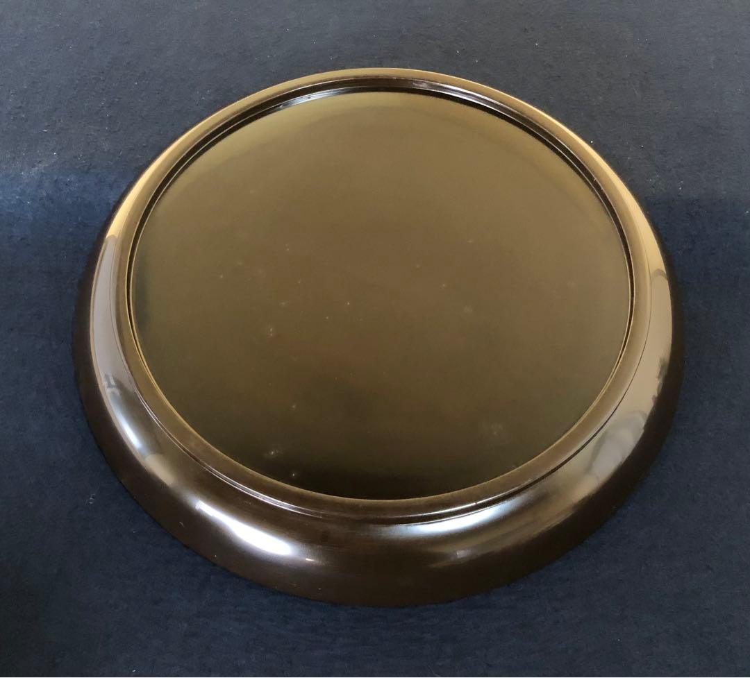 ❗️割引《R》茶道具 真塗 大円盆 木製漆器 元箱　251125え6