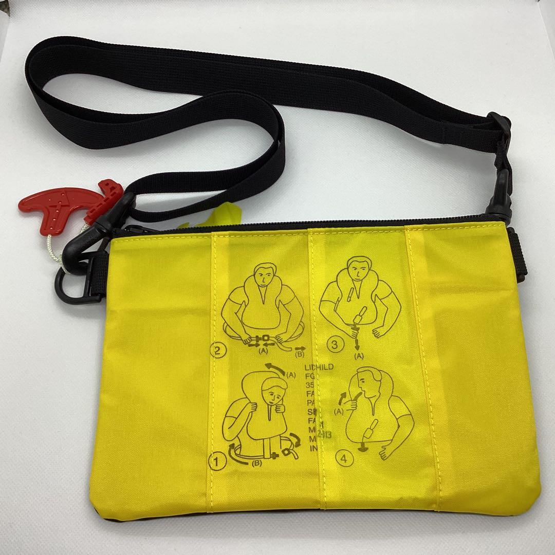 す*ん様 JAL ライフベスト　アップサイクル　サコッシュ