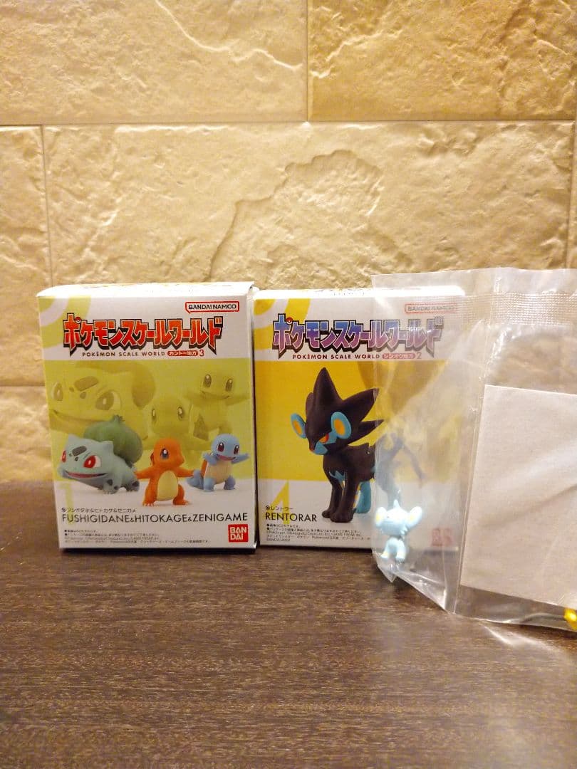 【5種】ポケモン スケールワールド ゼニガメ ヒトカゲ 等 レントラー・コリンク