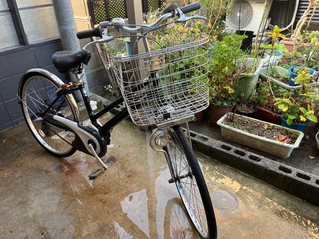 電動アシスト自転車 ブラック　Panasonic 関西限定　　配達可能。価格相談