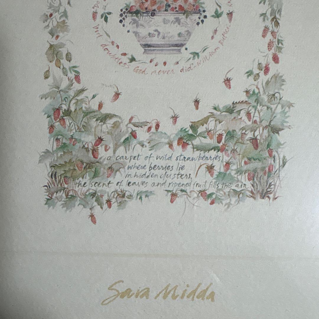 サラ.ミッダ　絵画　サイン入り