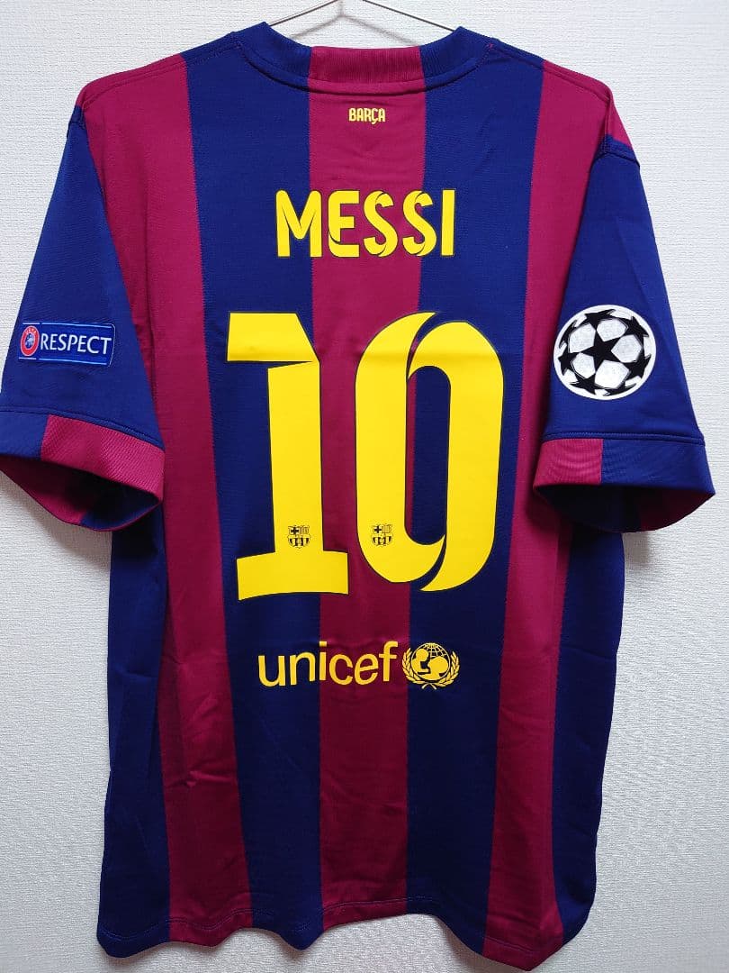 未使用　NIKE　2015 FCバルセロナ　CL決勝 メッシ