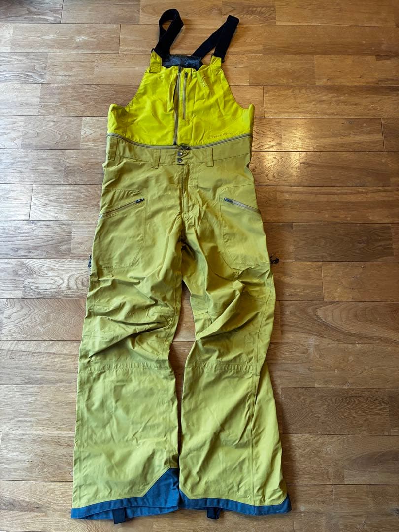 Teton bros TB ビブpants XL イエロー美品