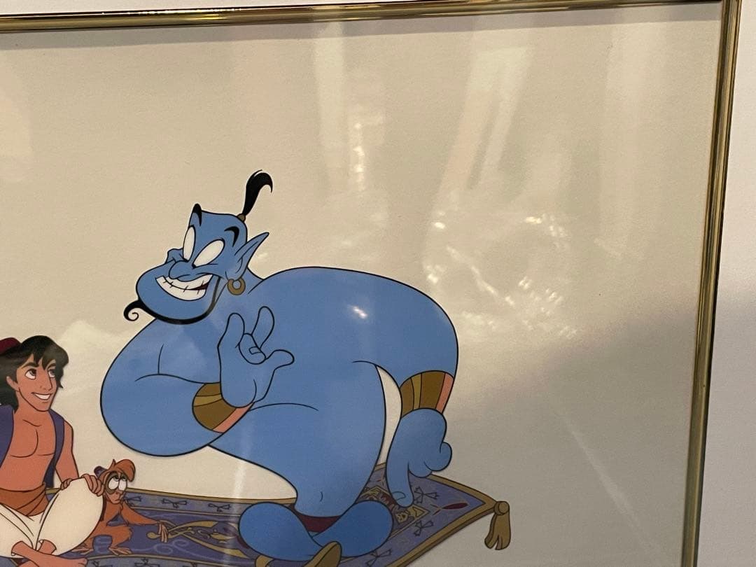 Disney アラジン セル画　美品　ビンテージ　アンティーク　限定