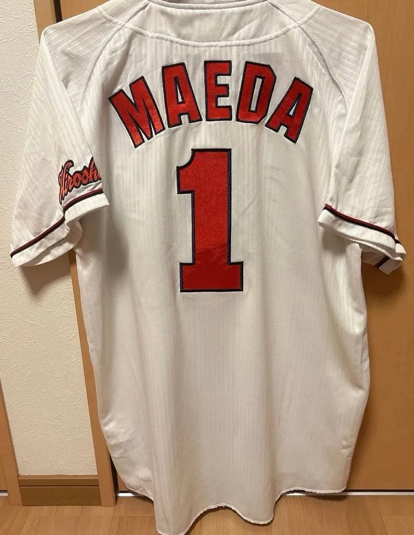 広島東洋カープ　前田智徳　旧ハイクオリティユニフォーム（ホーム）Ｏ（XL）