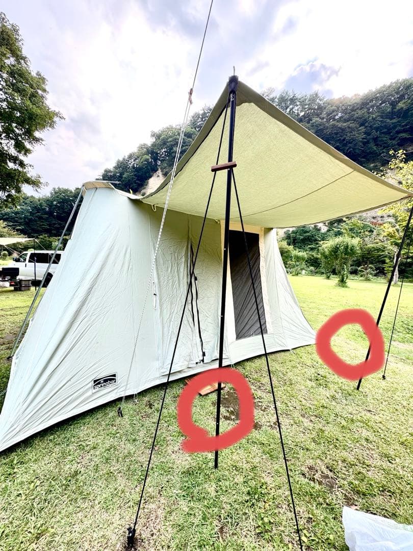 カーカムス　スプリングバーテント　ハイライン8 キャンプ