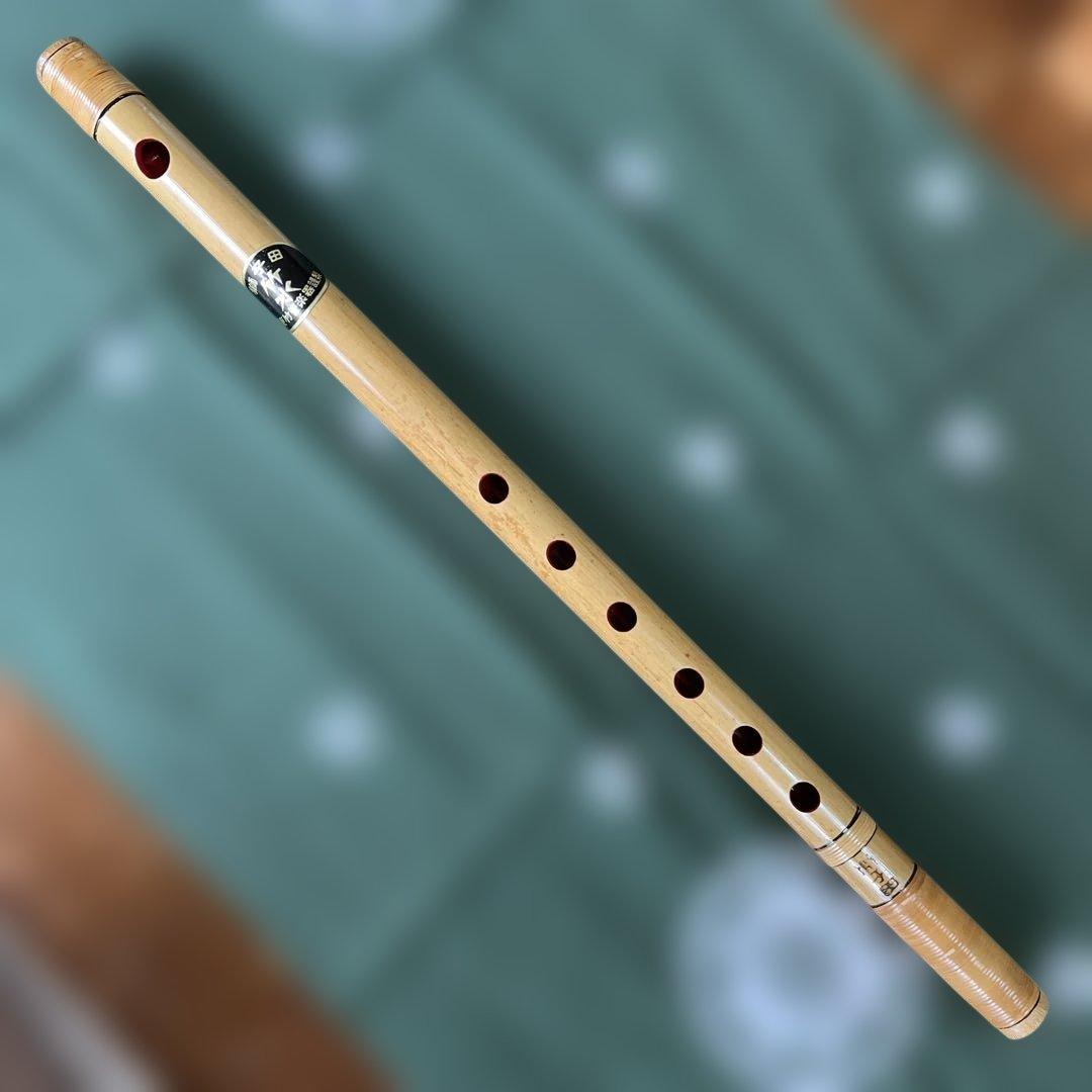 獅子田篠笛竹水6本調子6穴￼天地籐巻14,800円を12,800円で提供‼️
