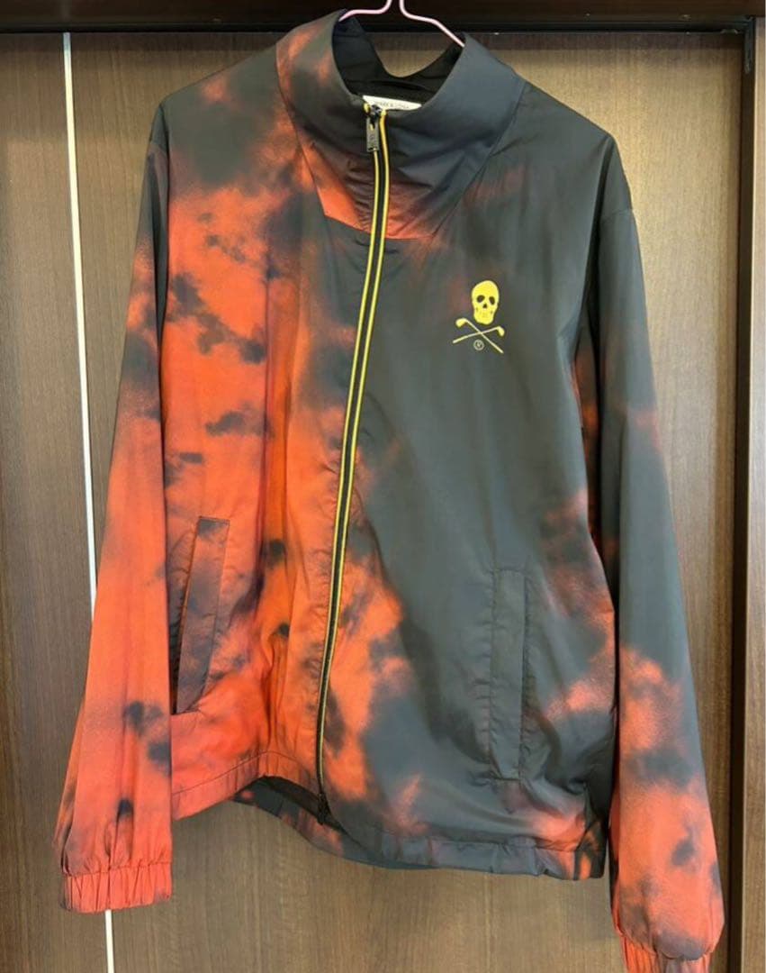 MARK & LONA スカル　ナイロンジャケット サイズ50