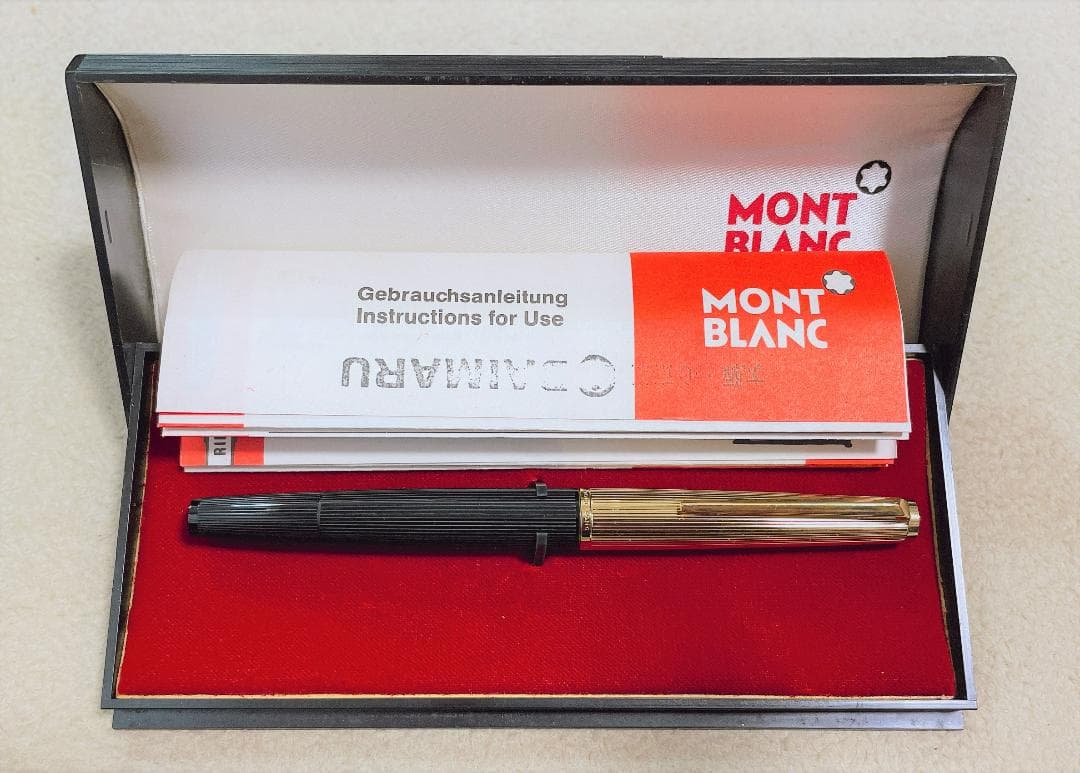 【未使用】1970年代 モンブラン montblanc 124 金張りキャップ