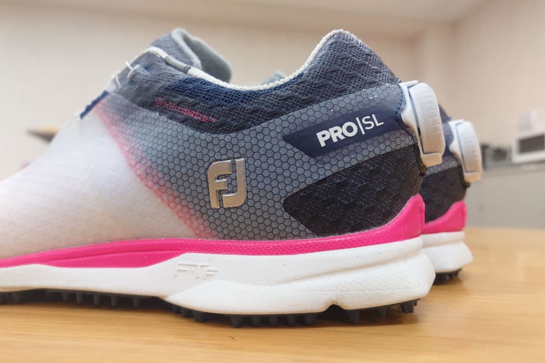 着用1回☆FJ プロＳＬ スポーツ ＢＯＡ スパイクレスゴルフシューズ 23cm