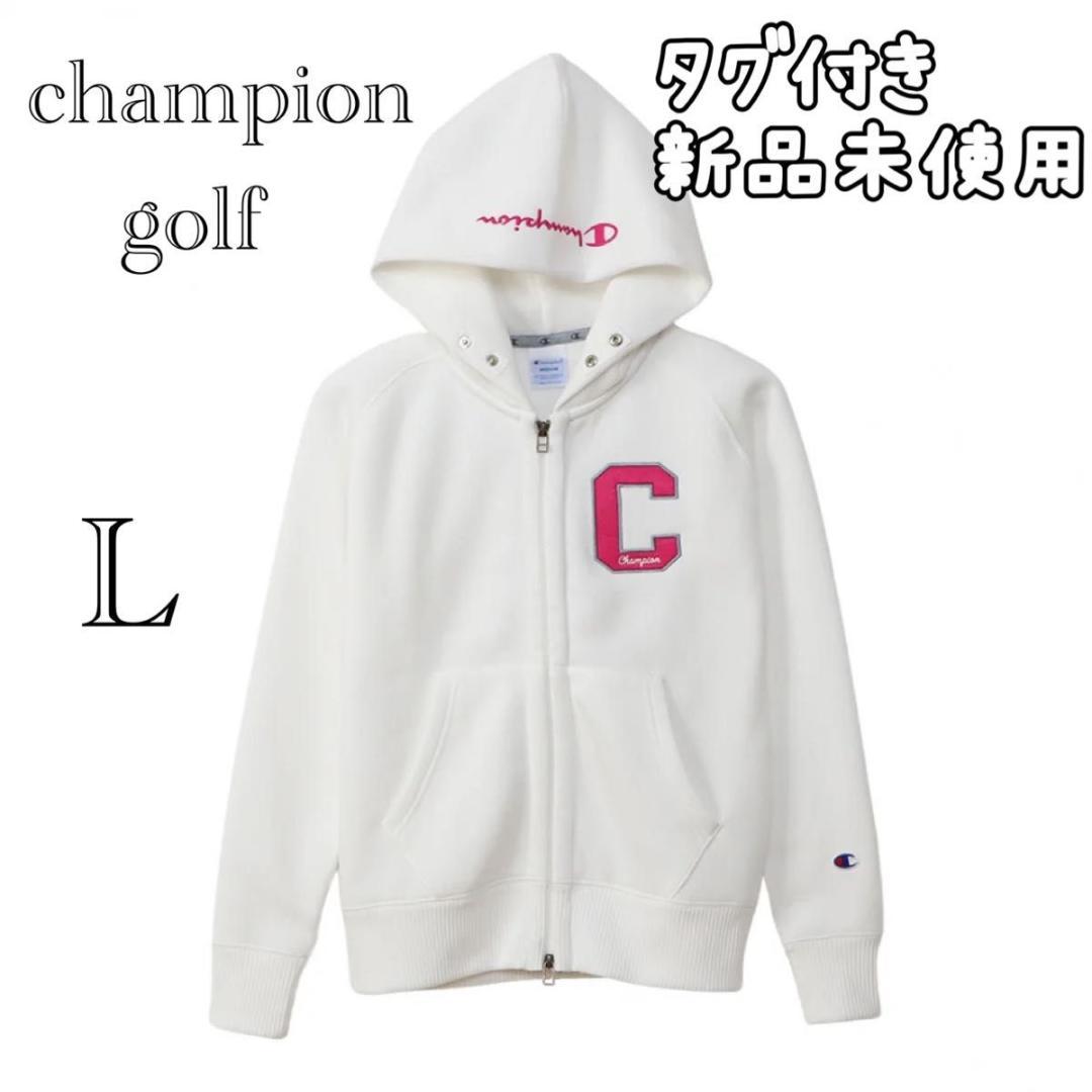 新品未使用　チャンピオン ゴルフ パーカー　フードパーカー　 L 　裏起毛