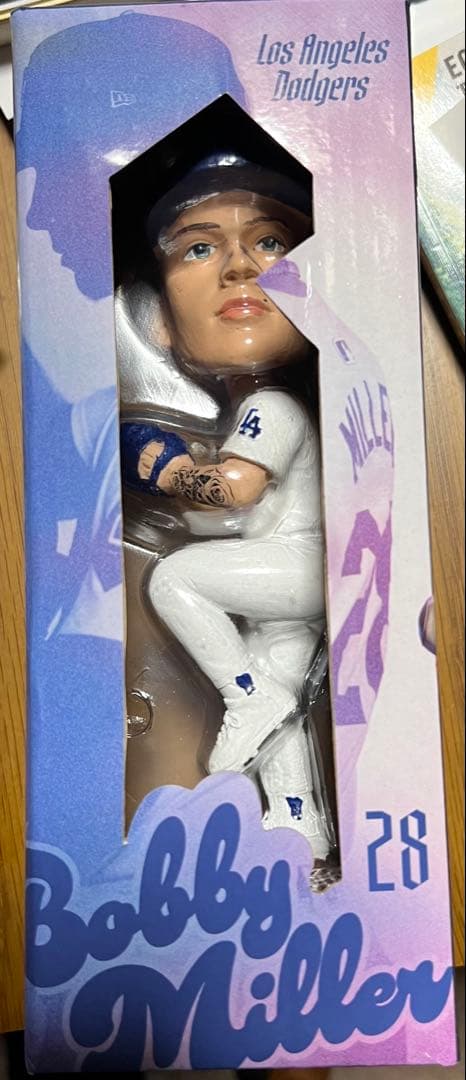 ボビーミラー　ボブルヘッド　ドジャース