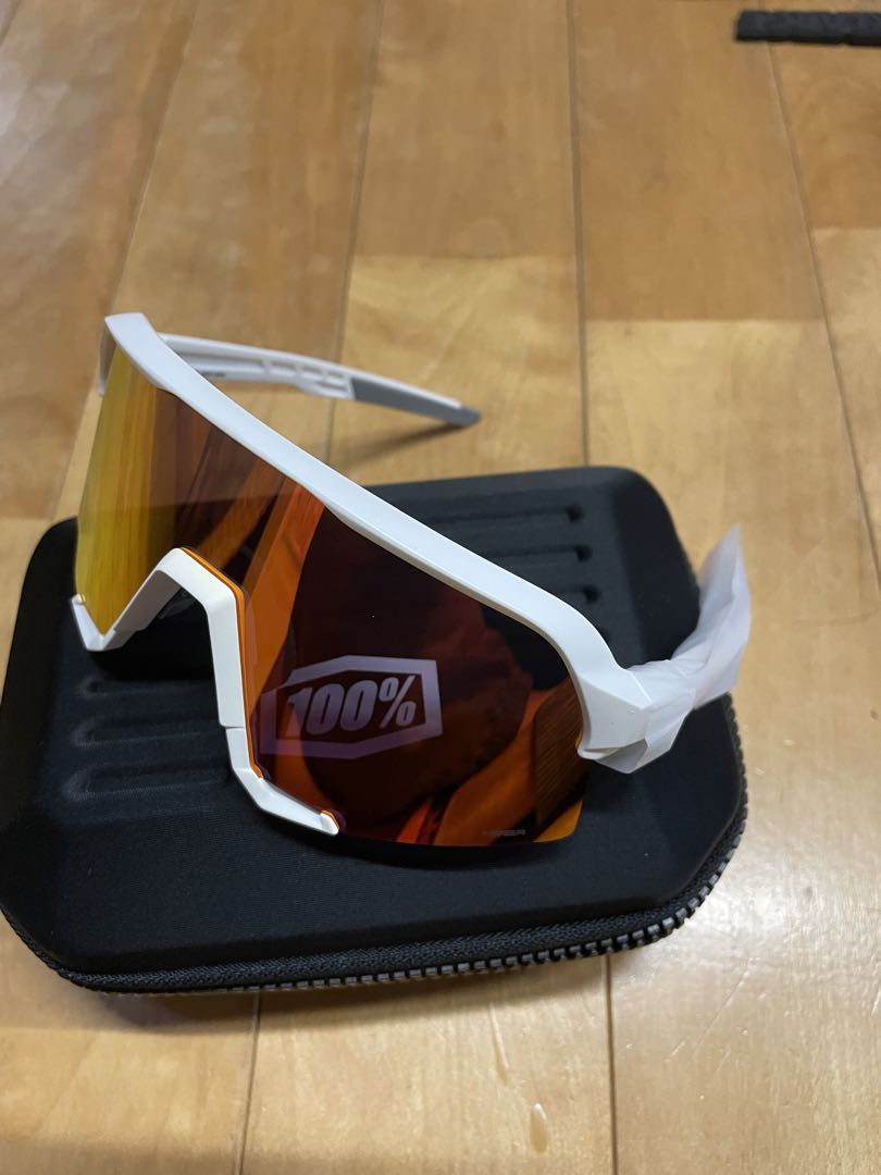 新品100%S3 Soft Tact White Redサングラスマラソン野球