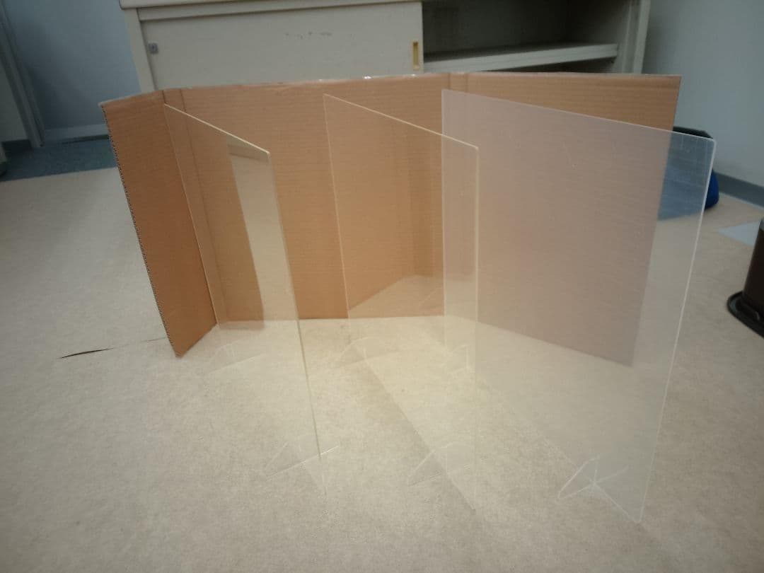 【まとめ売り】アクリルパーティション 15枚セット 50cm 透明 飛沫防止