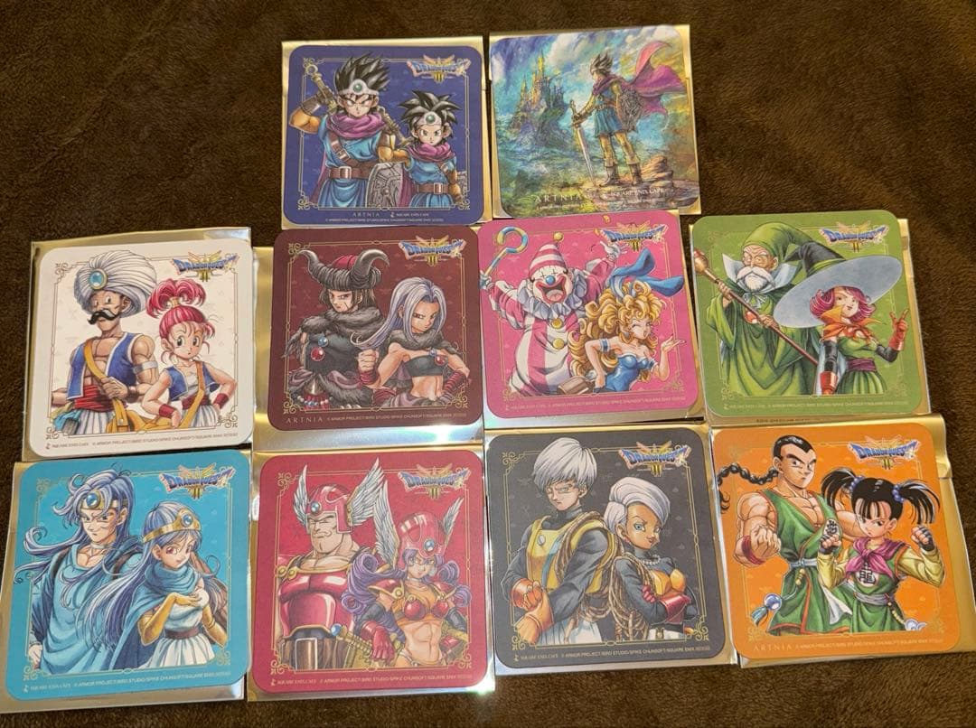 ドラゴンクエスト3 コースター　10枚　コンプリート