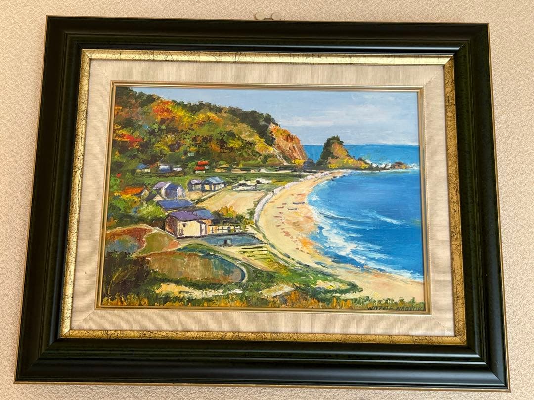 【即ご購入OK】海辺の景色　油彩画