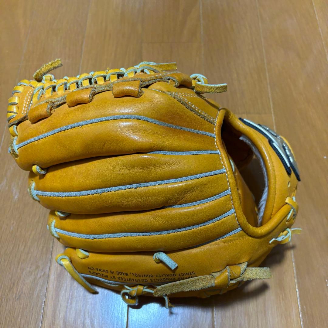 Mizuno Global Elite 軟式グローブ イエロー