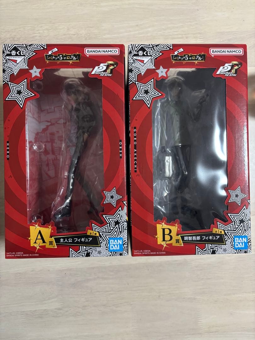 ペルソナ5 一番くじ A賞 主人公　フィギュア B賞　明智五郎