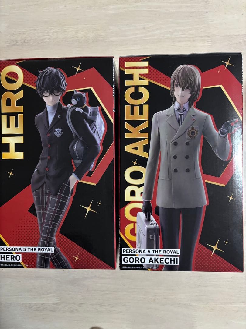 ペルソナ5 一番くじ A賞 主人公　フィギュア B賞　明智五郎